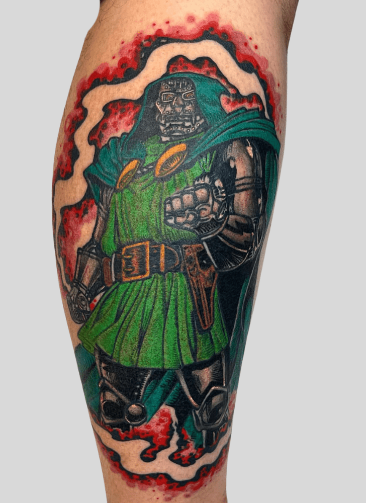 Doctor Doom Tattoo Shot