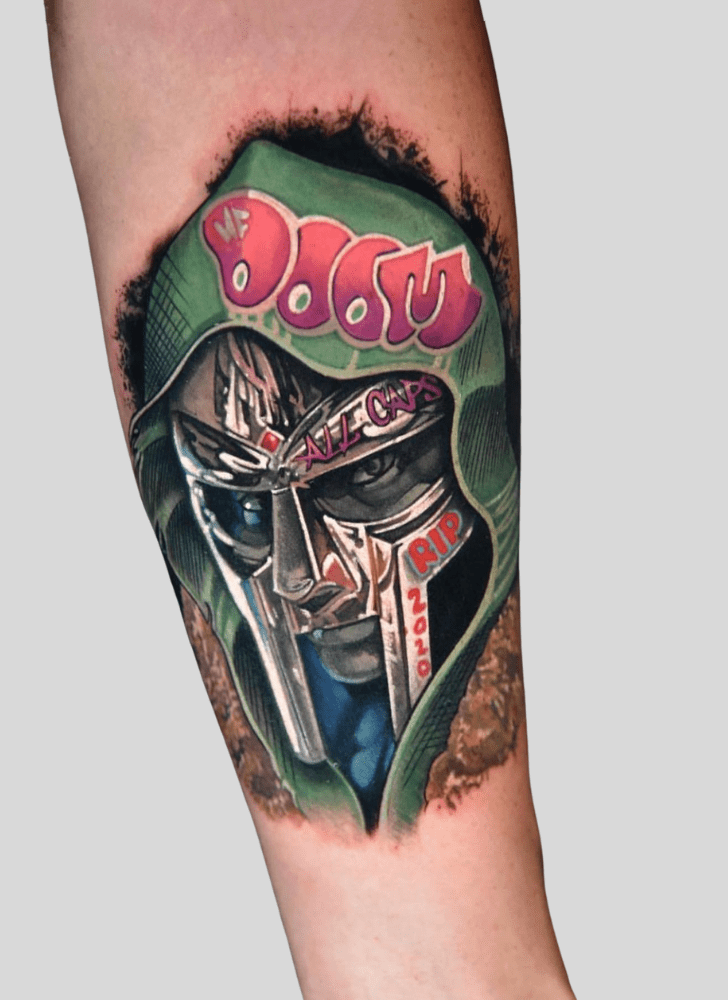 Doctor Doom Tattoo Portrait