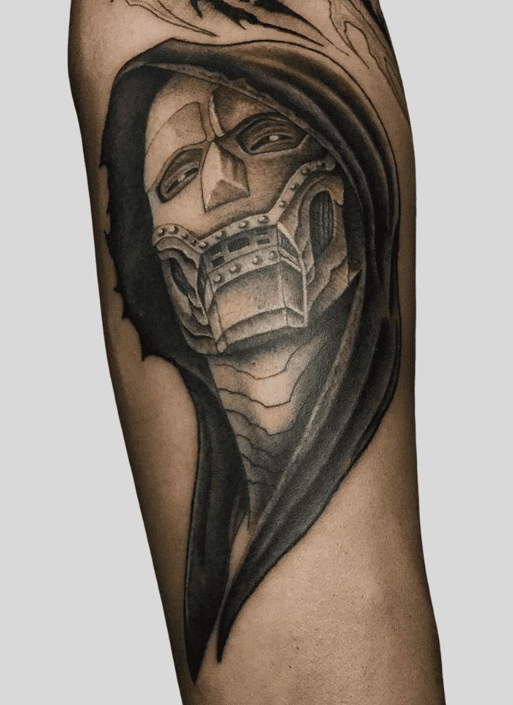 Doctor Doom Tattoo Shot