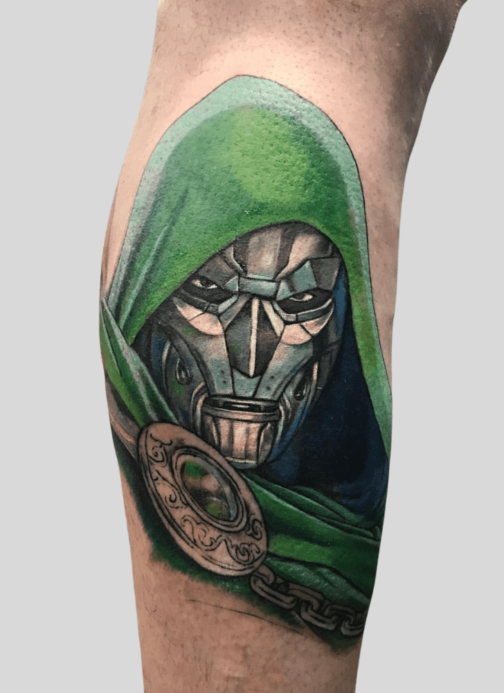 Doctor Doom Tattoo Figure