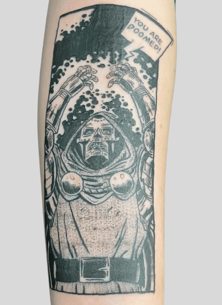 Doctor Doom Tattoo Portrait