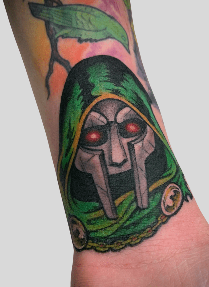 Doctor Doom Tattoo Shot