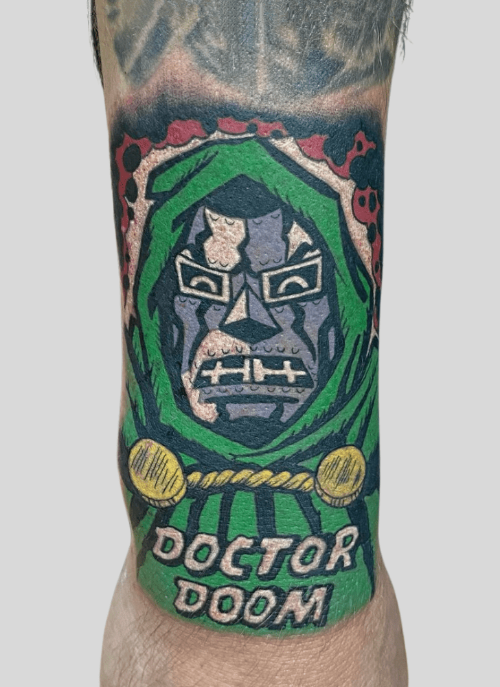 Doctor Doom Tattoo Snapshot