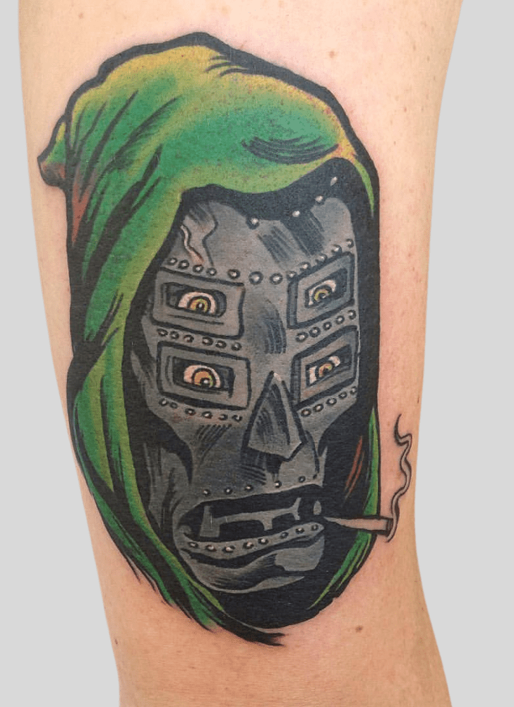 Doctor Doom Tattoo Shot