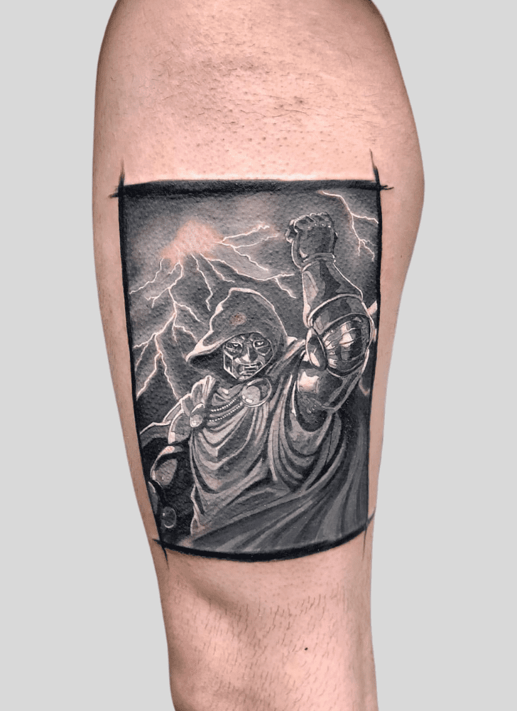 Doctor Doom Tattoo Photograph