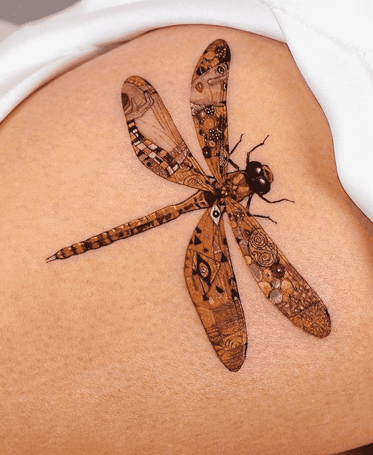 Dragonfly Tattoo Shot