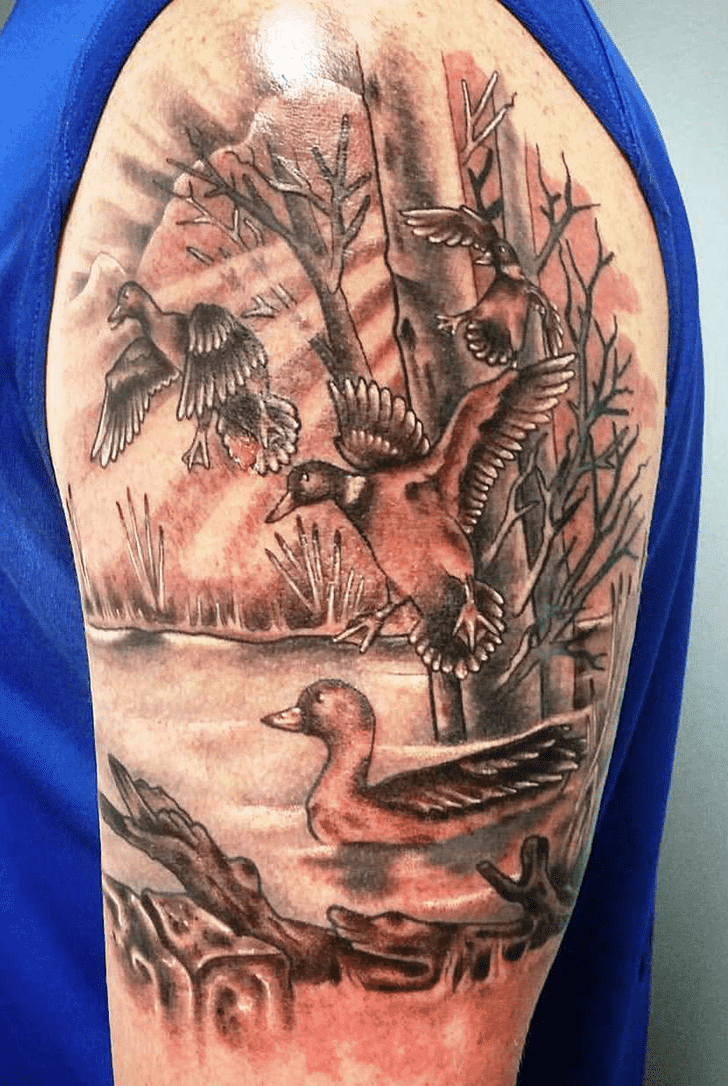 Duck Tattoo Portrait