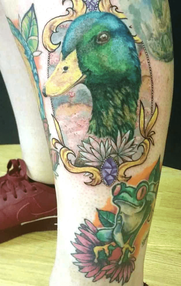 Duck Tattoo Design Image