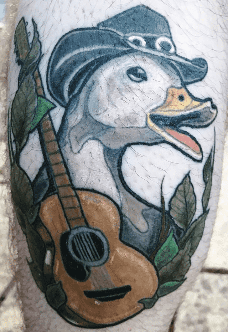 Duck Tattoo Photograph