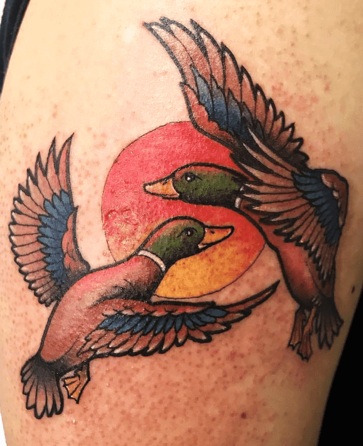 Duck Tattoo Shot