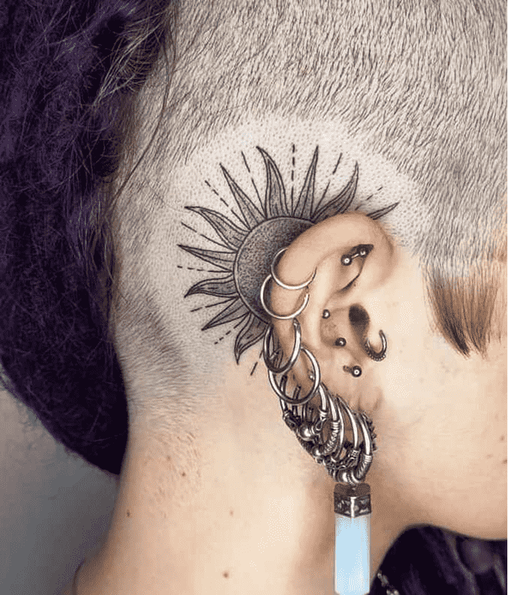 Ear Tattoo Ink