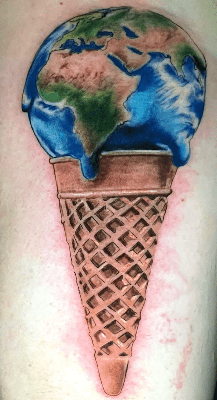 Earth Tattoo Photo