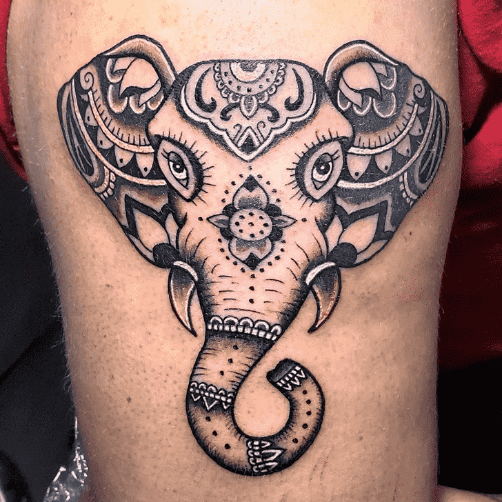 Elephant Tattoo Photograph