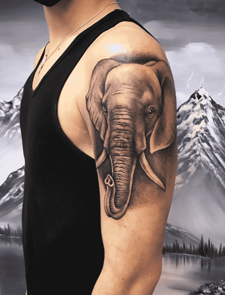 Elephant Tattoo Ink