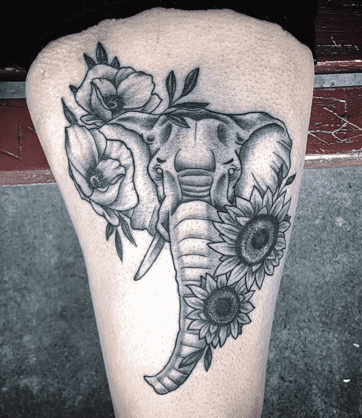 Elephant Tattoo Figure