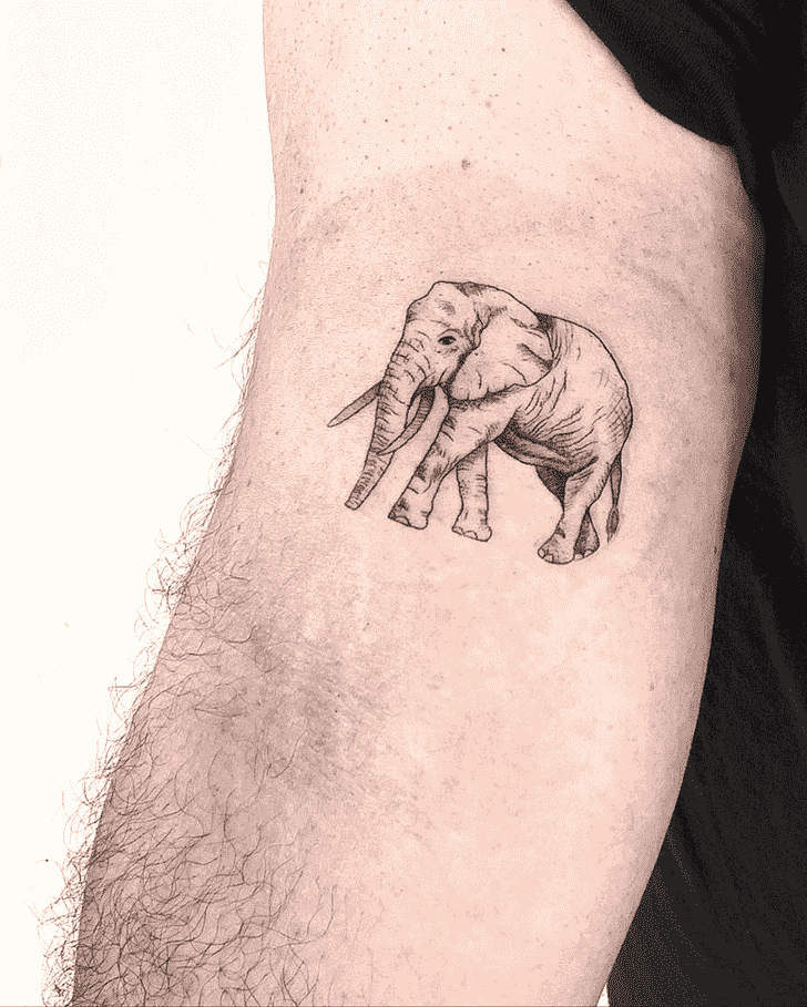 Elephant Tattoo Photo