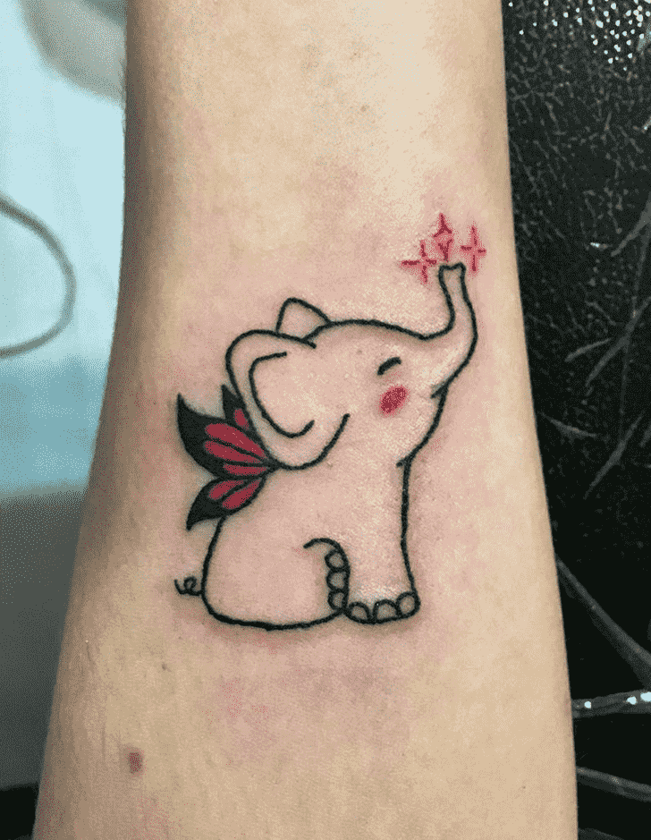 Elephant Tattoo Photograph