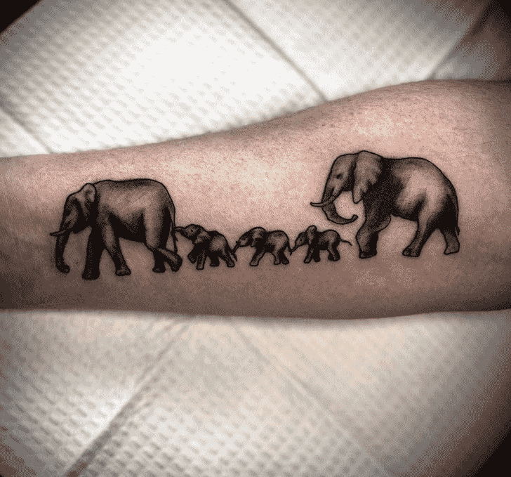 Elephant Tattoo Shot