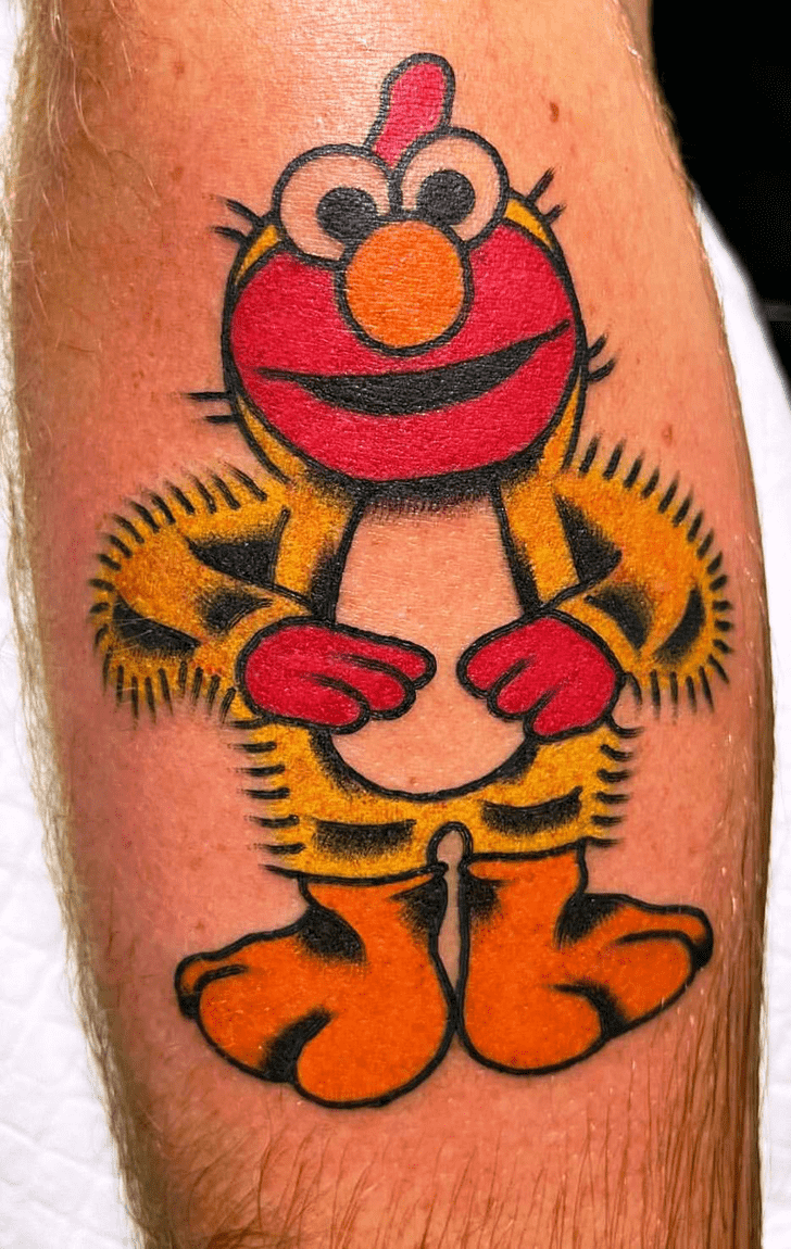 Elmo Tattoo Figure