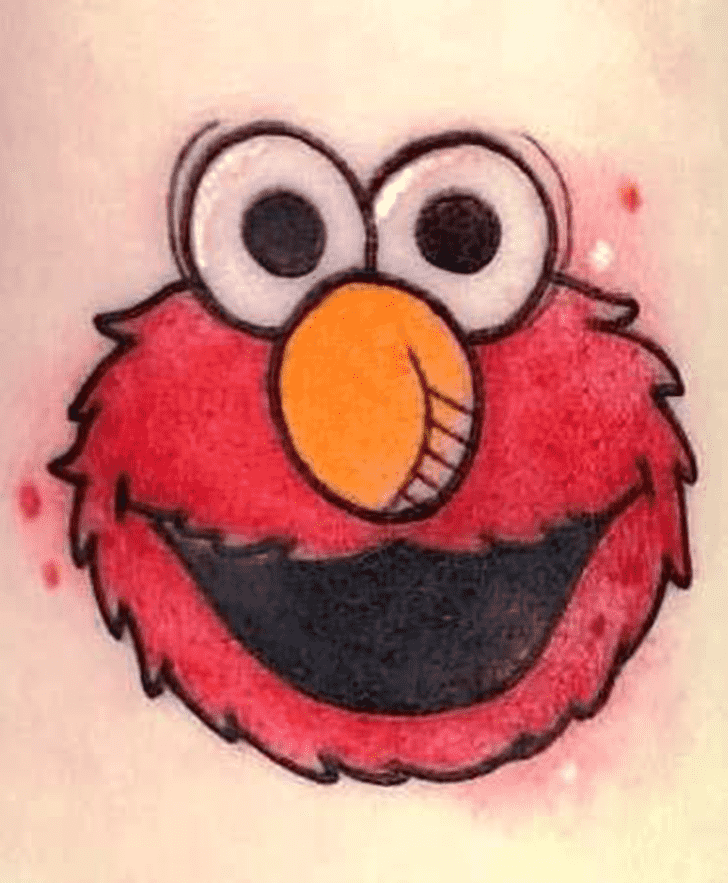 Elmo Tattoo Portrait