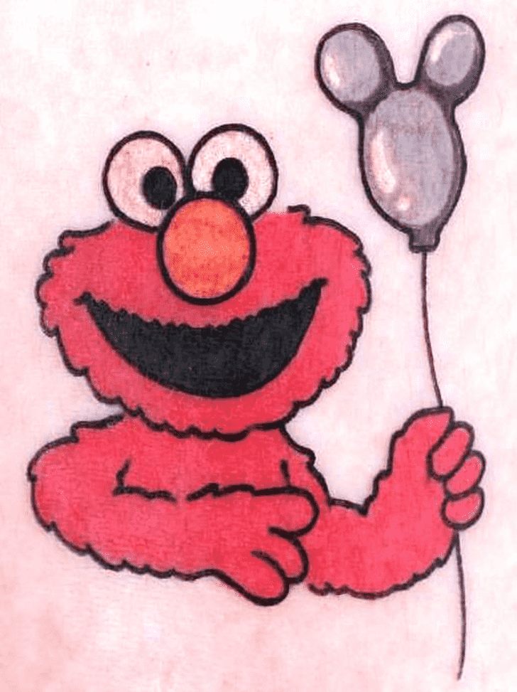 Elmo Tattoo Ink