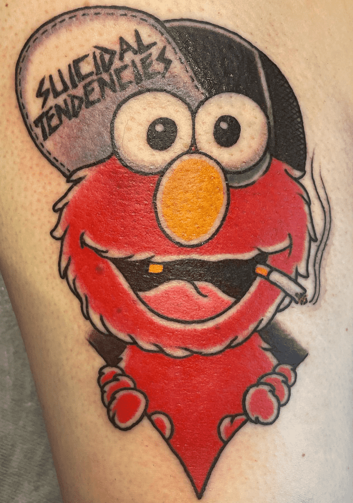 Elmo Tattoo Shot