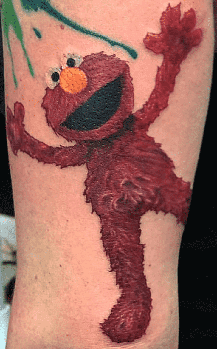 Elmo Tattoo Portrait