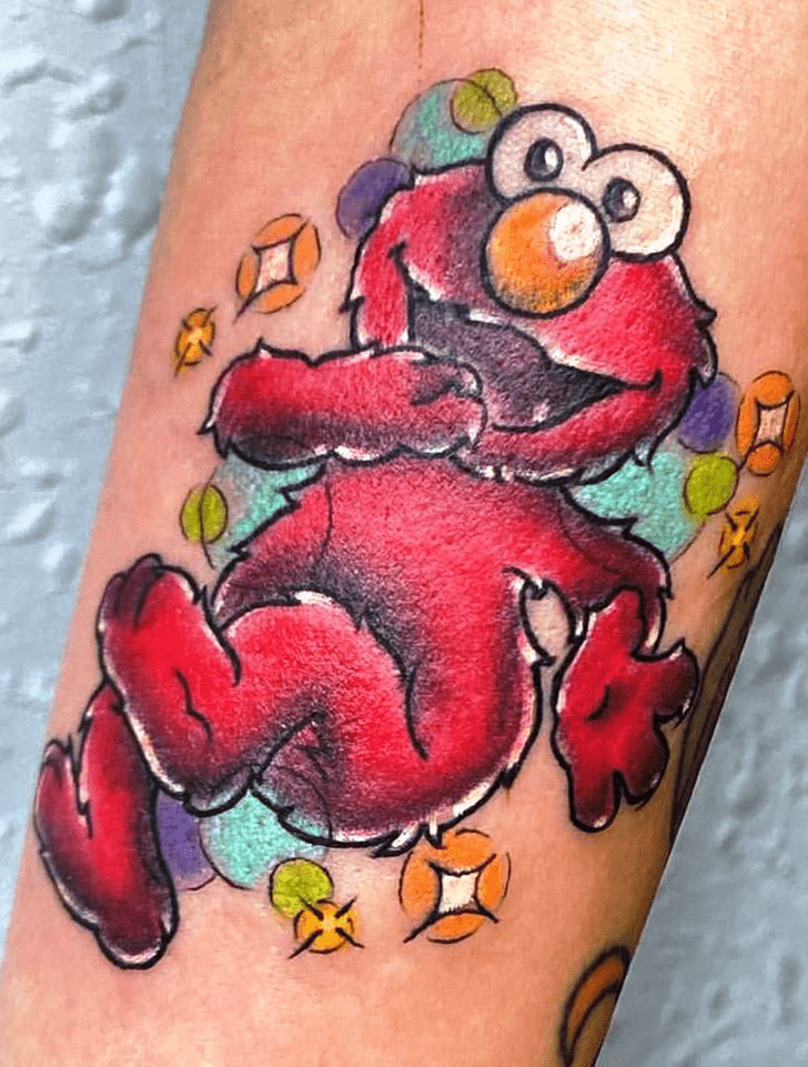 Elmo Tattoo Figure