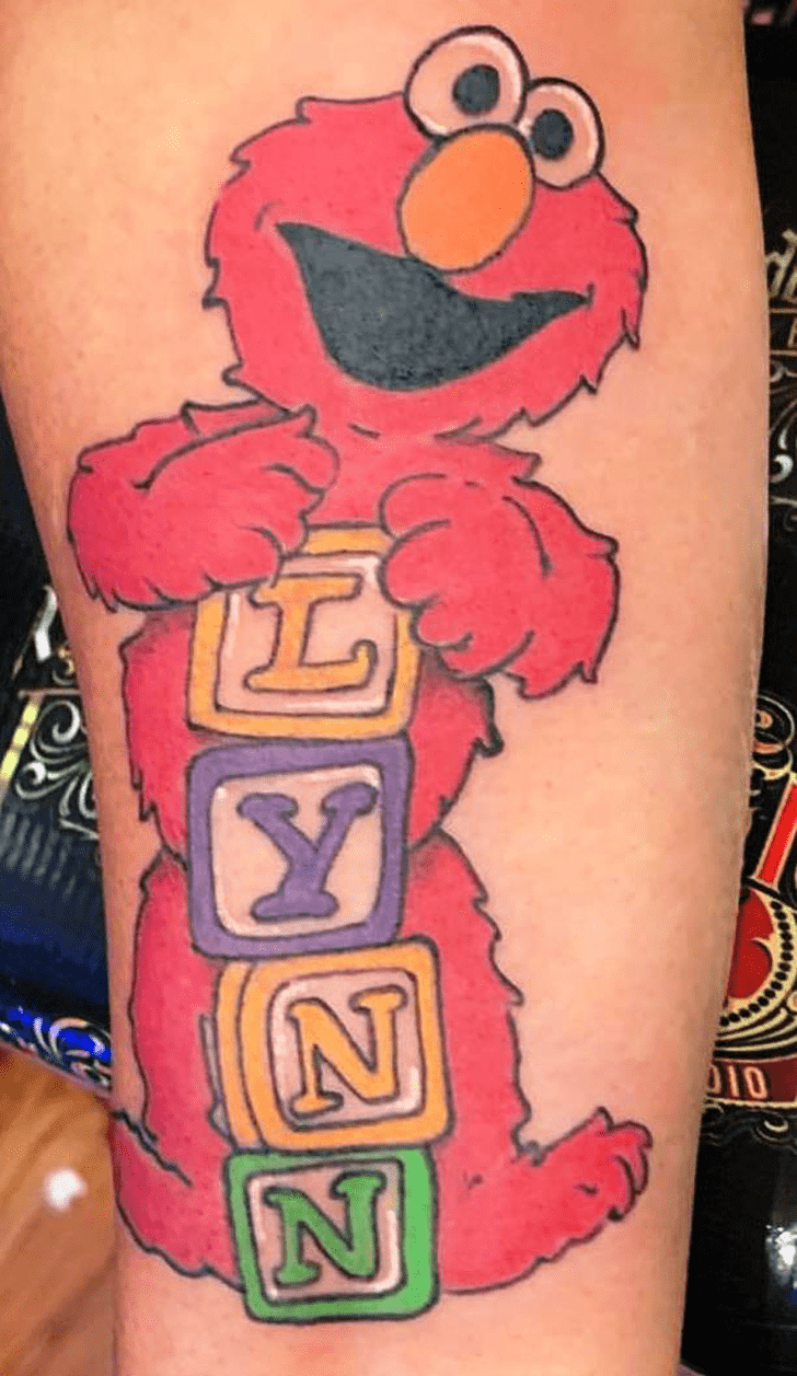 Elmo Tattoo Photograph