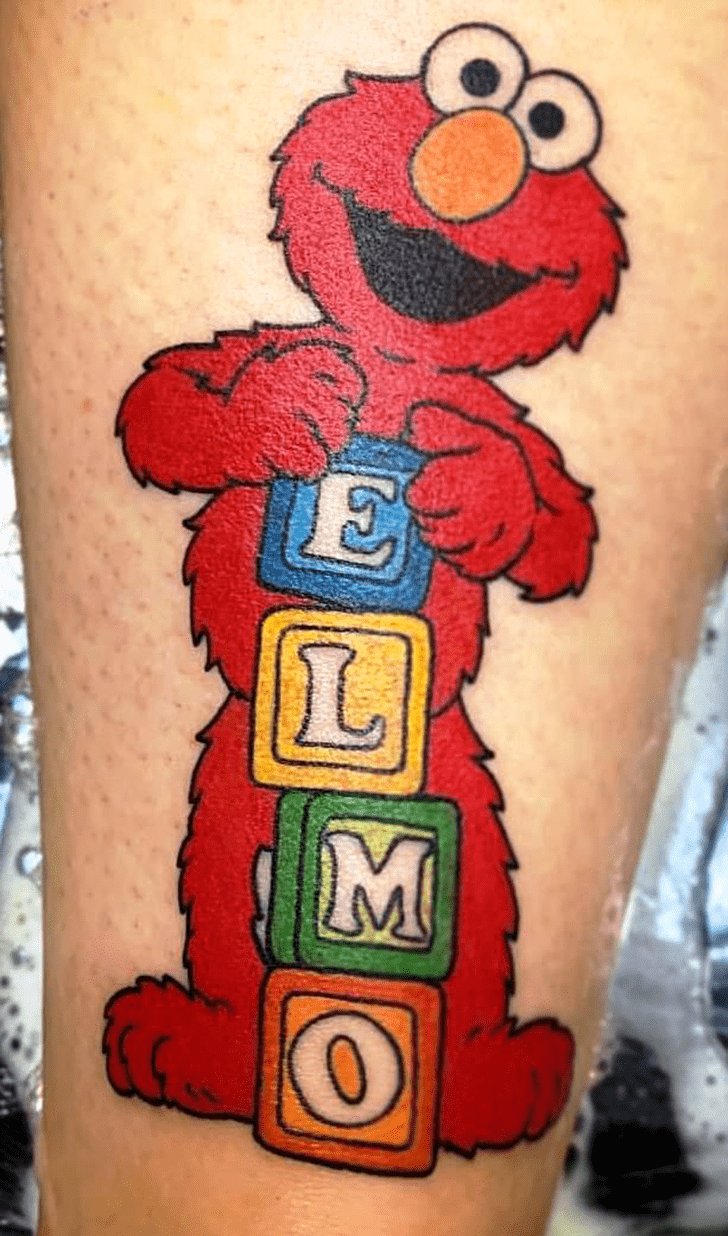 Elmo Tattoo Portrait