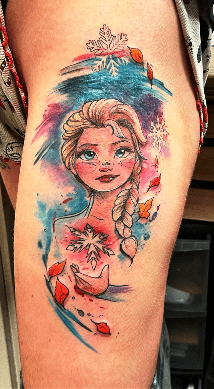 Elsa Tattoo Design Image