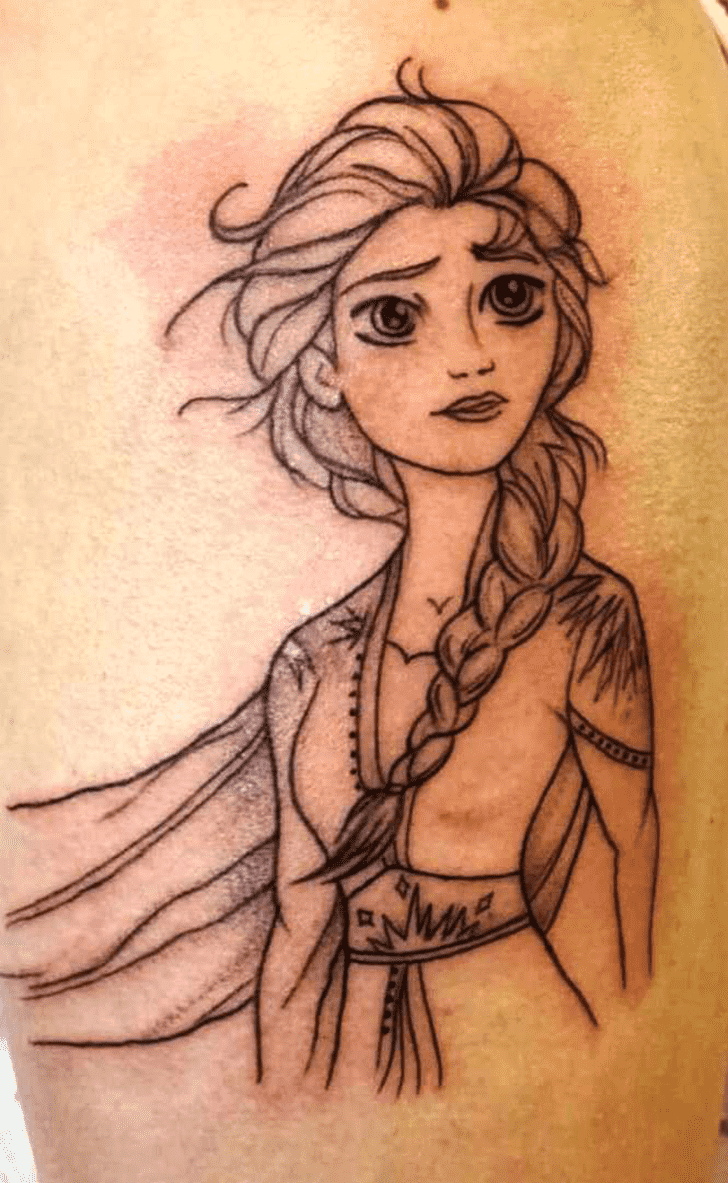 Elsa Tattoo Photo