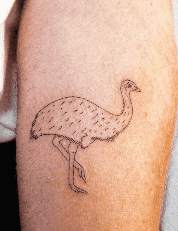 Emu Tattoo Photograph