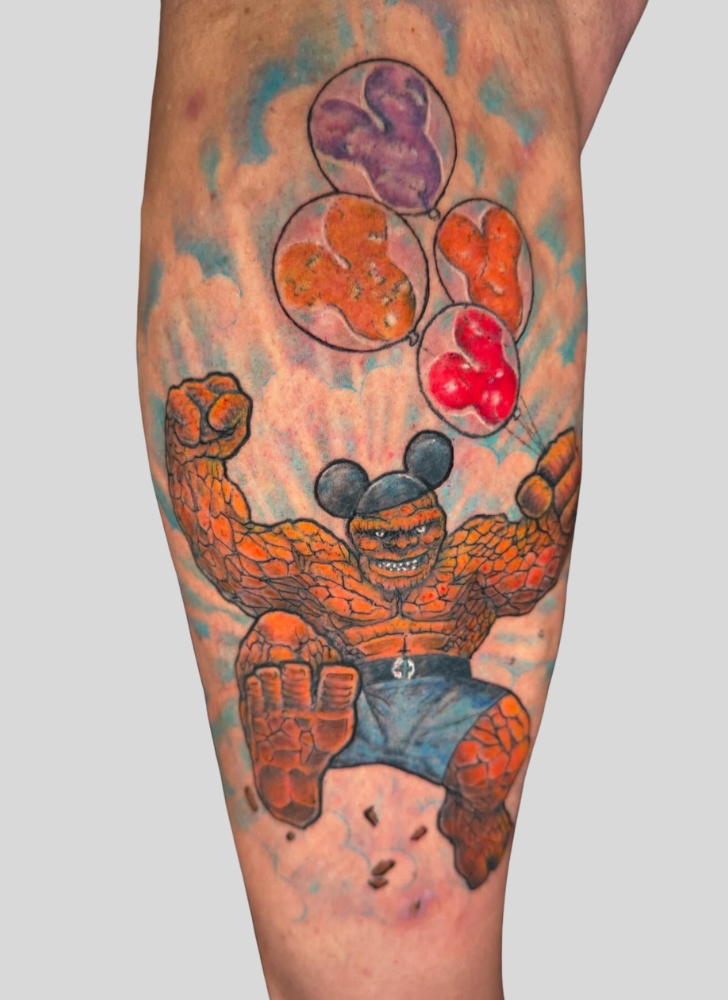 Fantastic Four Tattoo Shot