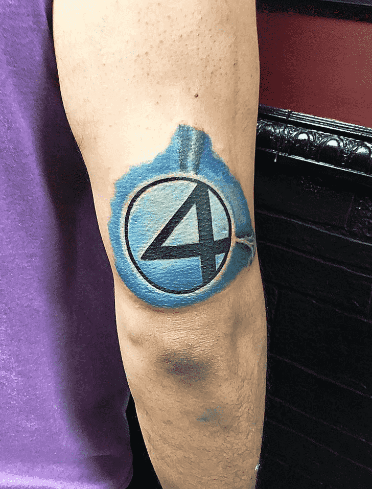 Fantastic Four Tattoo Figure