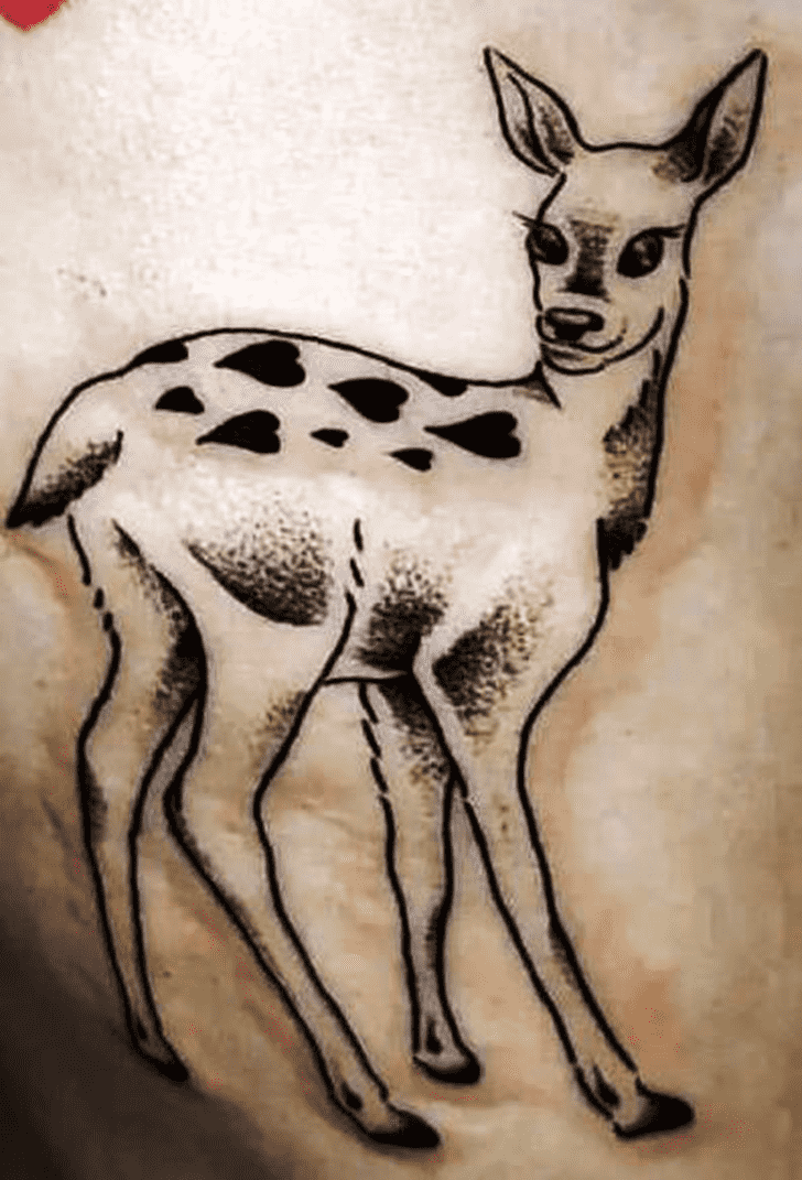 Fawn Tattoo Photo