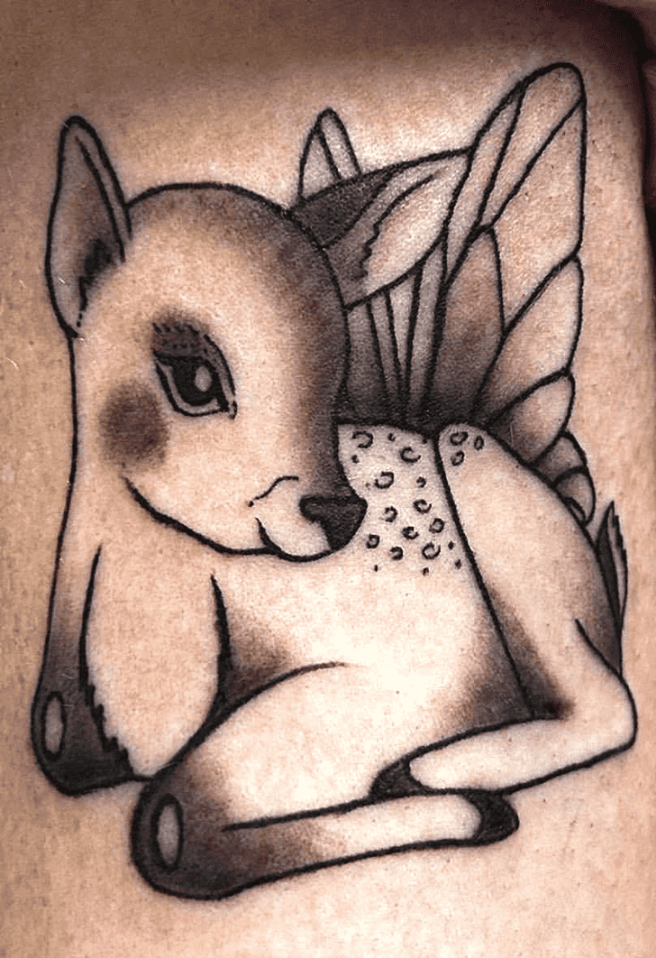 Fawn Tattoo Design Image