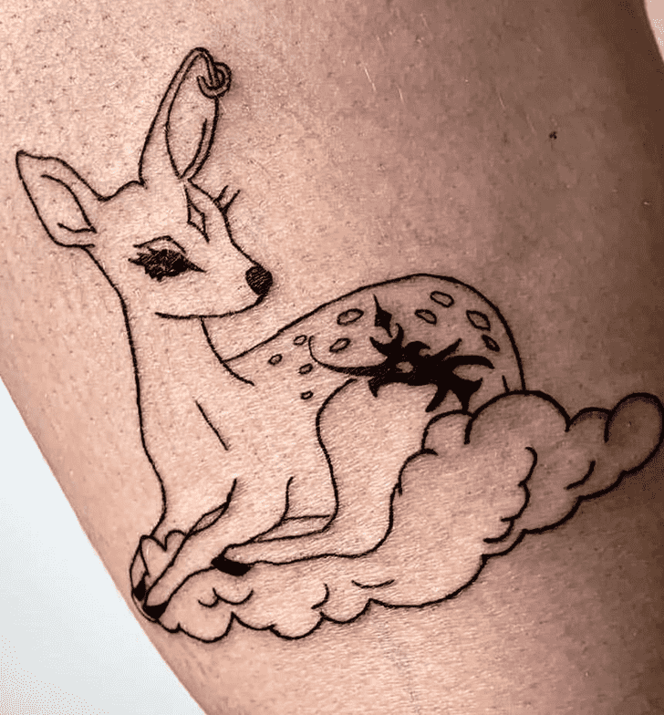 Fawn Tattoo Design Image