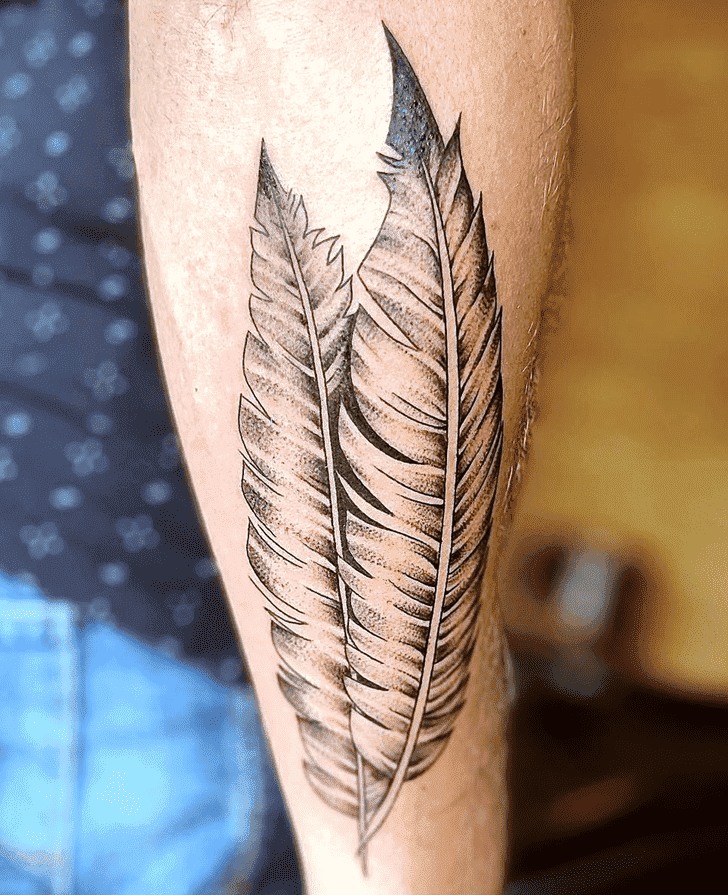 Feather Tattoo Figure