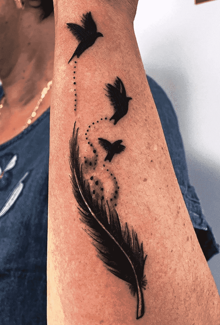 Feather Tattoo Design Image