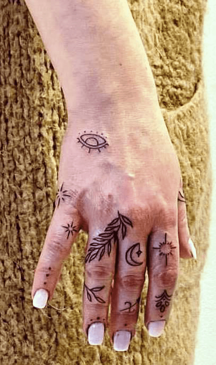 Finger Tattoo Figure