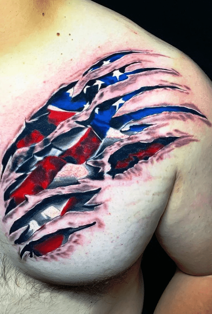 Flag Tattoo Design Image