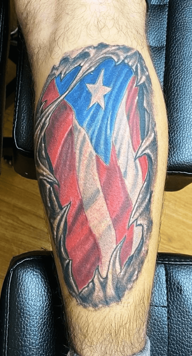 Flag Tattoo Figure