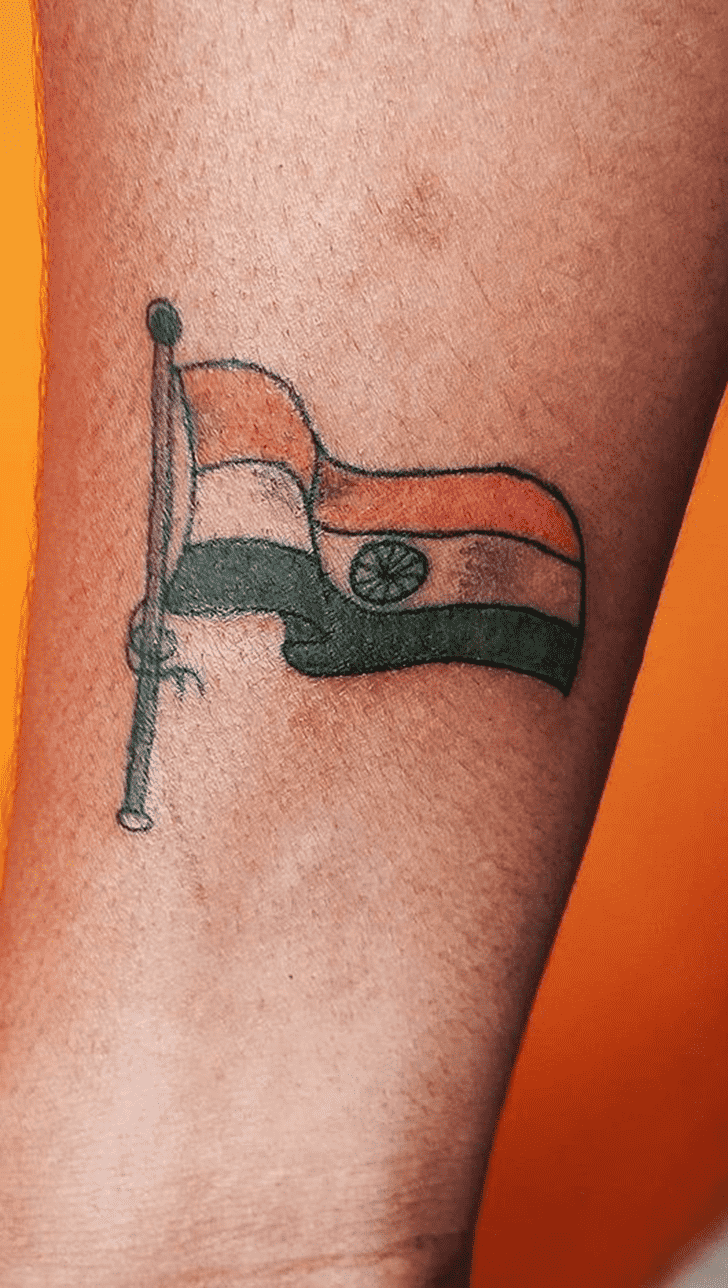 Flag Tattoo Photograph