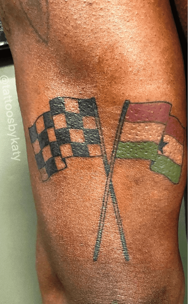 Flag Tattoo Ink