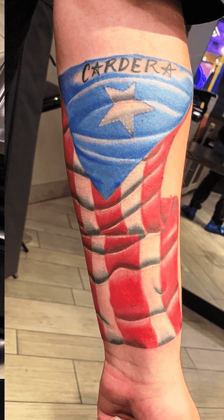 Flag Tattoo Photo