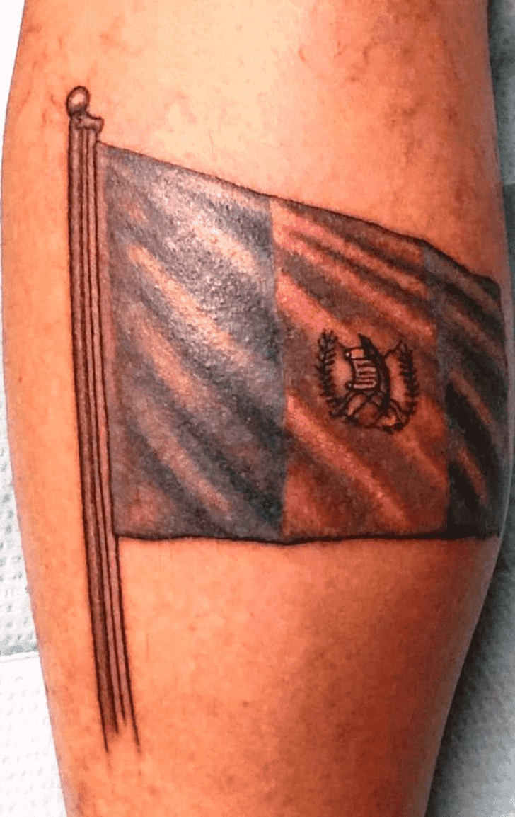 Flag Tattoo Photograph