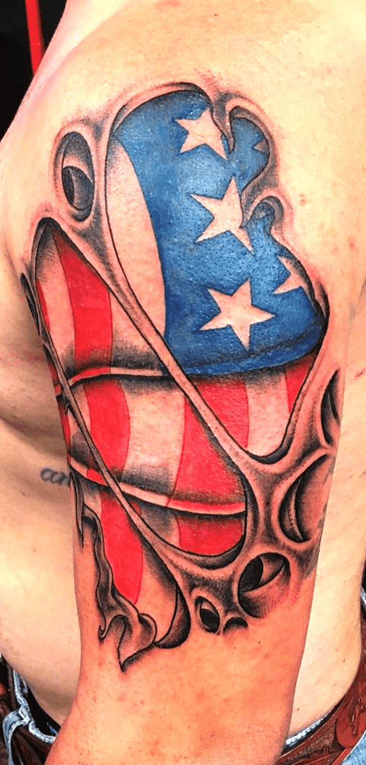 Flag Tattoo Photos