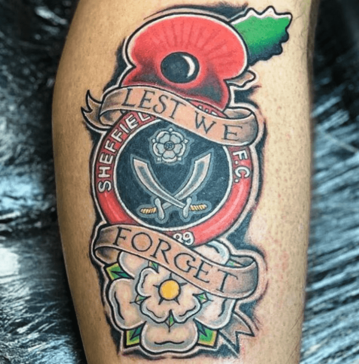 Football Tattoo Design Image