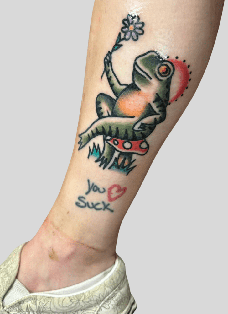 Frog Tattoo Figure